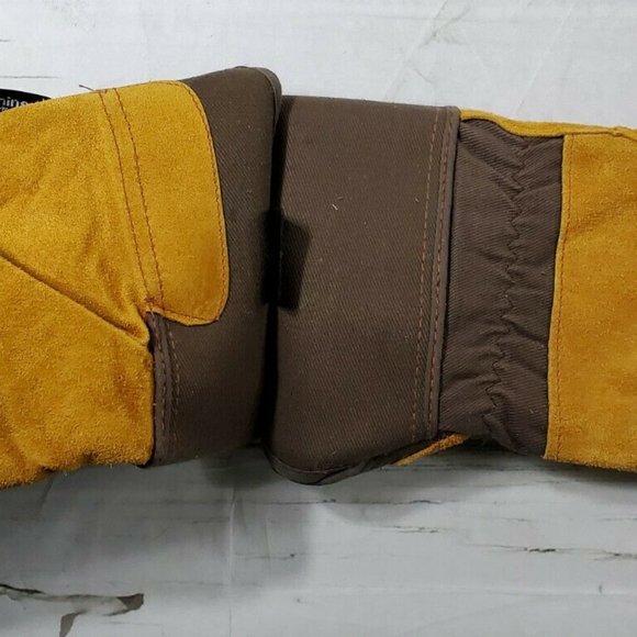 True Value Thinsulate Warm Lined Leather Work Gloves Size L NEW - Picture 4 of 4